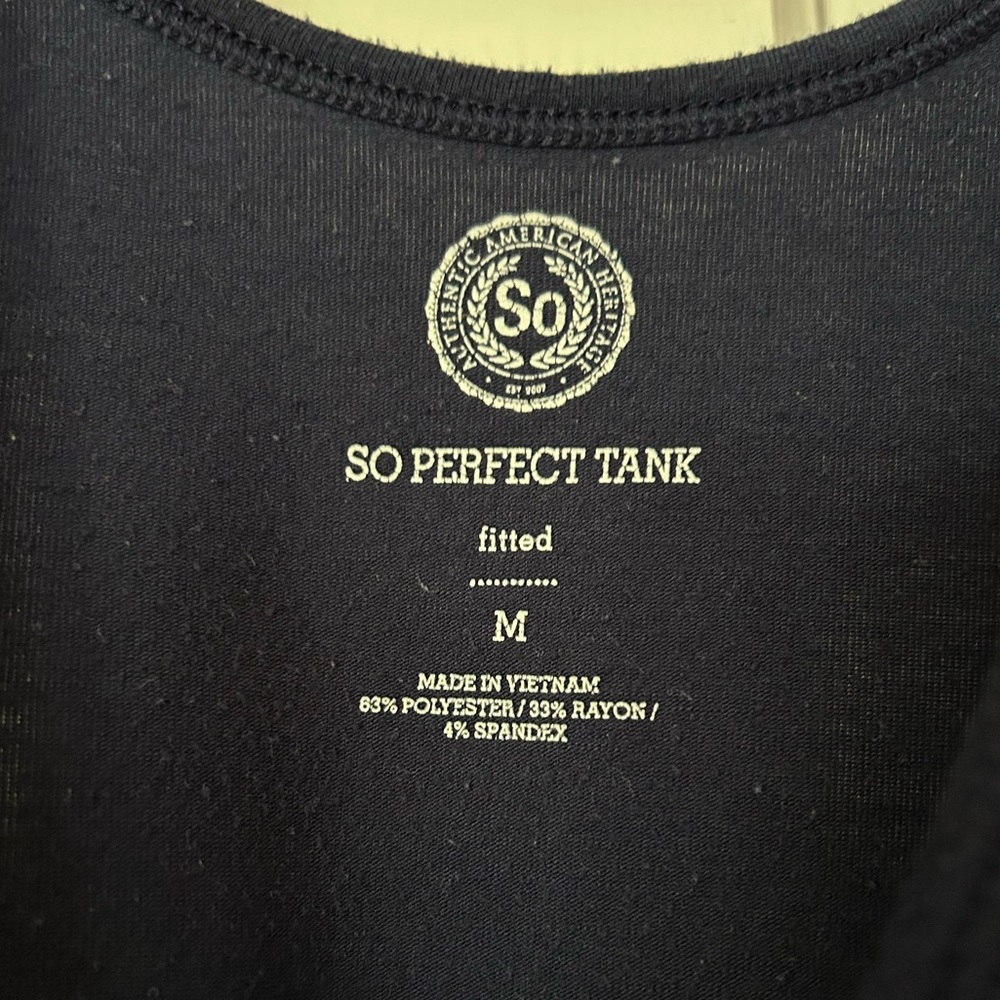 SO Women’s Navy Blue Tank Top - Picture 2 of 3